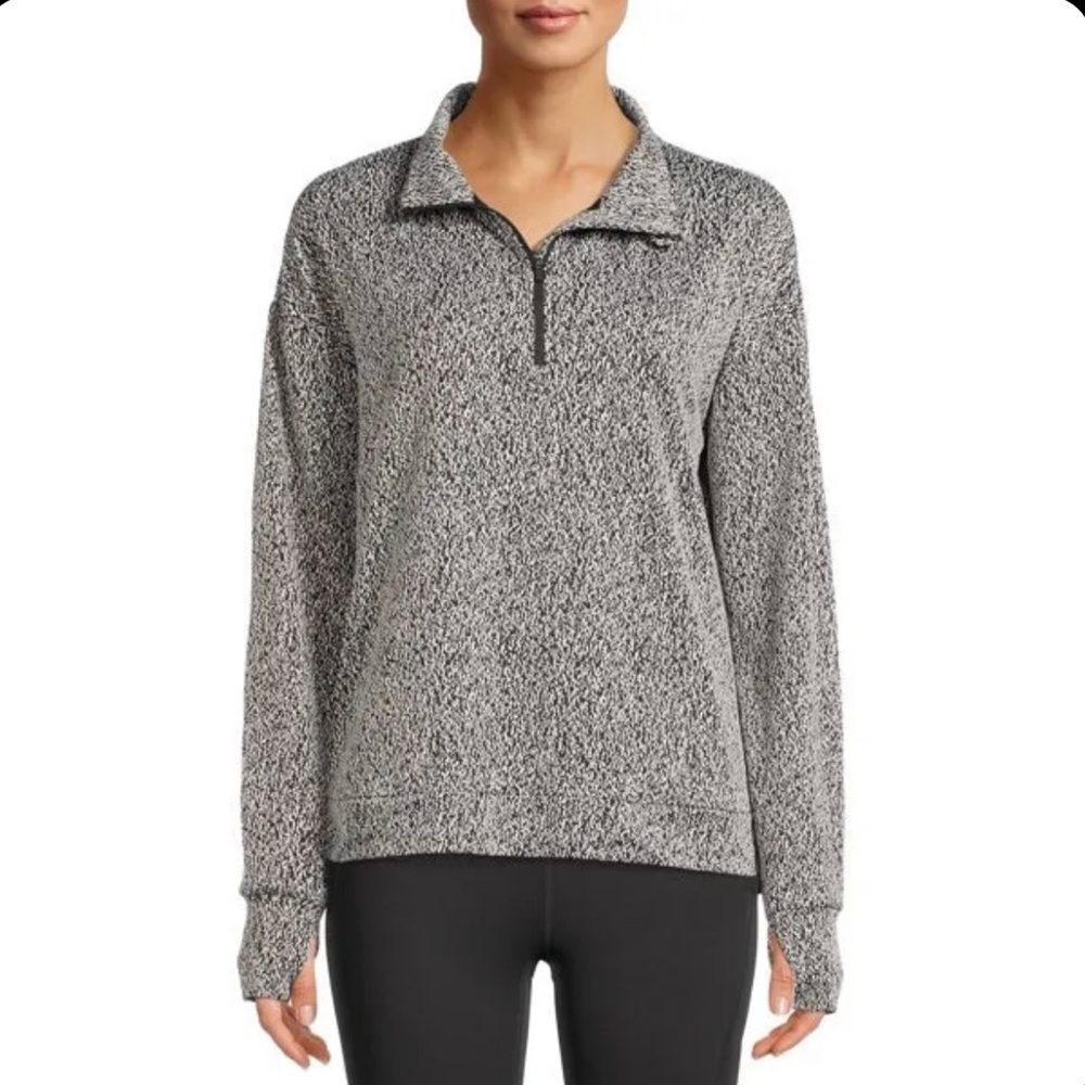 Avia Brushed Quarter Zip pullover- Size Medium 8/10-PreOwned